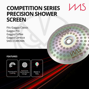 TUNE UP KIT for GAGGIA: IMS Precision Shower Screen, Original Gaggia Stainless Steel Shower Holder, Silicone Gasket & Screw