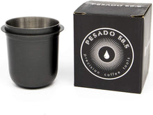 Load image into Gallery viewer, Pesado Coffee Dosing Cup, Stainless Steel, Black

